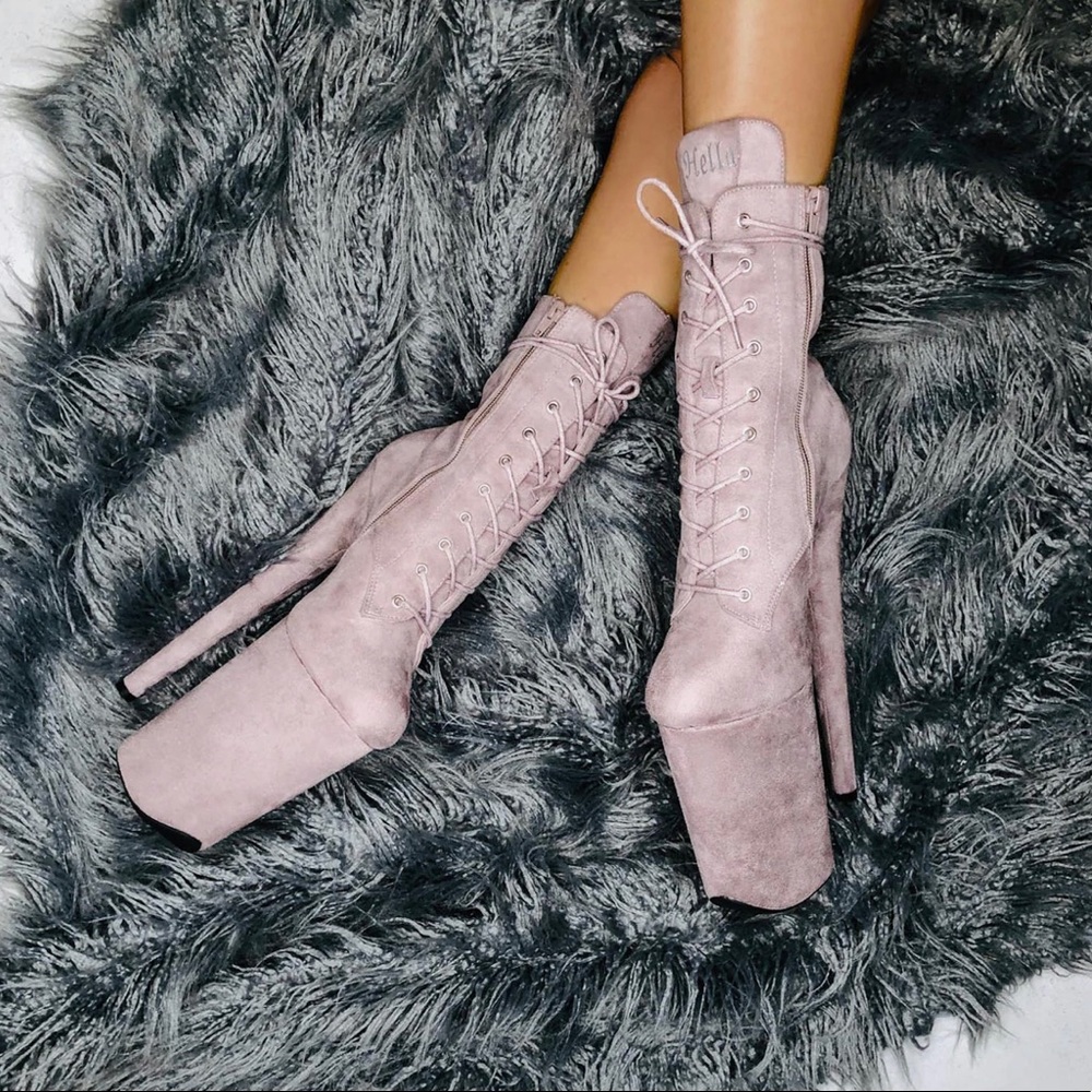 Hella Heels - Mink 9 inch